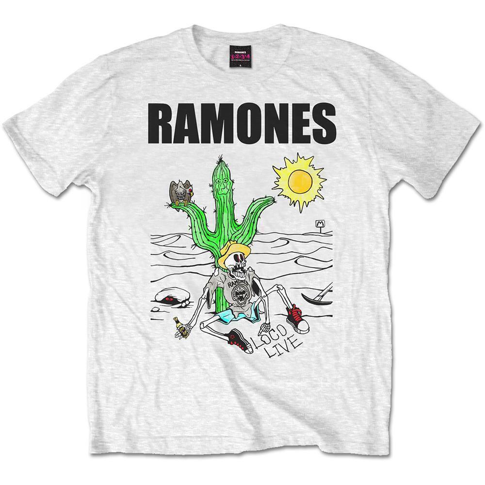 Ramones Unisex T Shirt Loco Live
